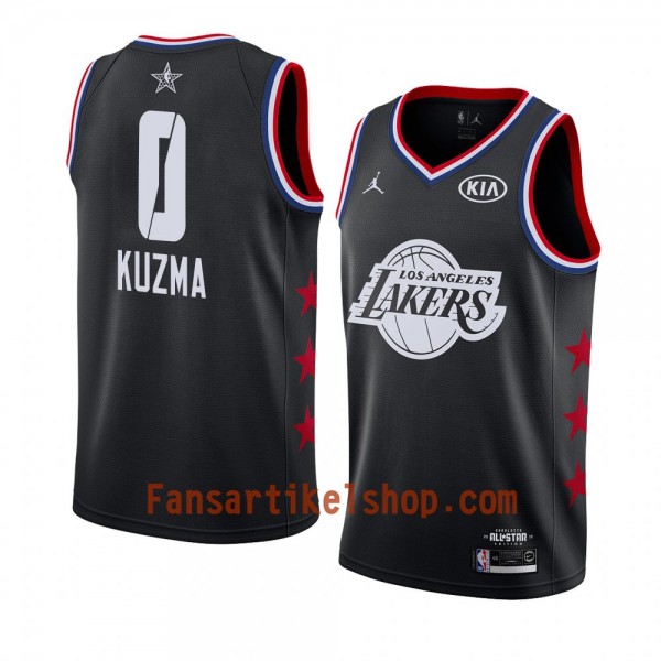 Los Angeles Lakers Trikot Kyle Kuzma 0 2019 All-Star Jordan Brand Schwarz Swingman - Herren